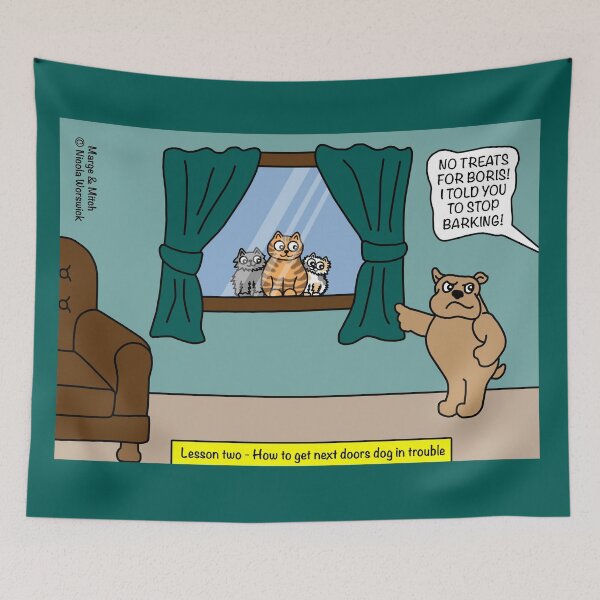 Item preview, No treats for Boris designed and sold by Scat the cat.