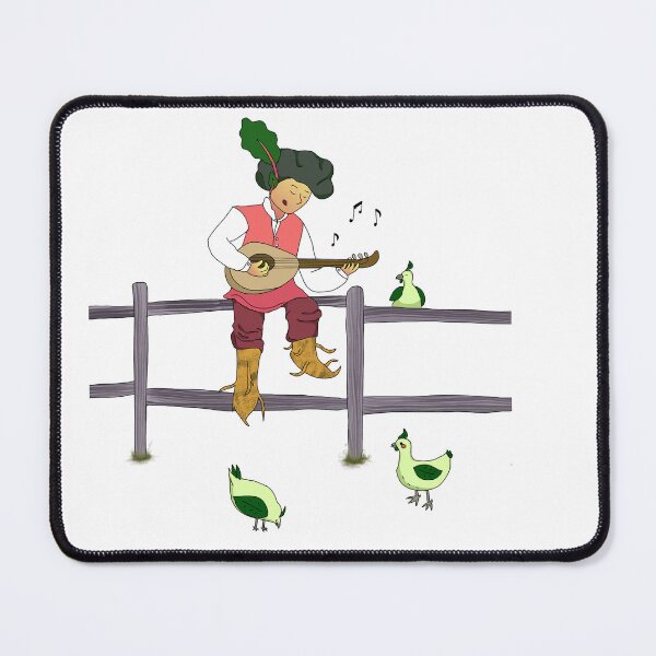 Item preview, Rhubard and Plant-based chickens transparent designed and sold by NonbinarySarah.
