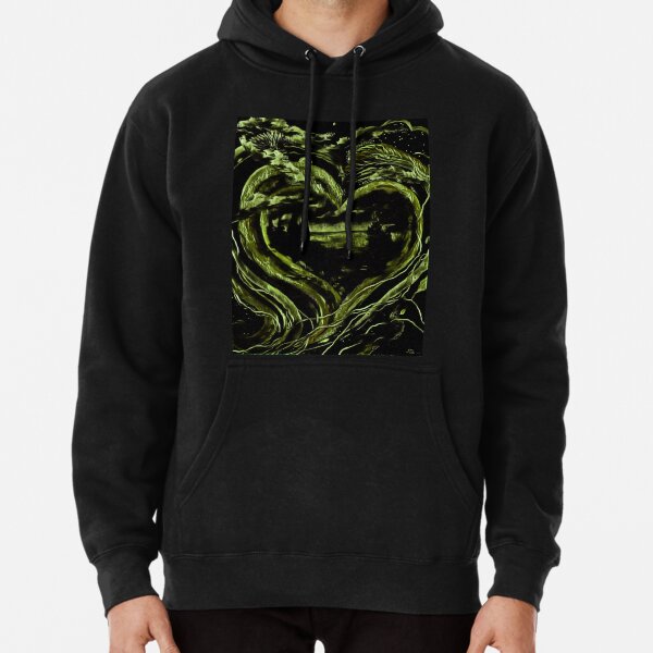 Threads of the heart, edited oil painting, #11 Pullover Hoodie