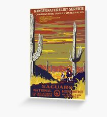National Parks 2050: Saguaro Greeting Card
