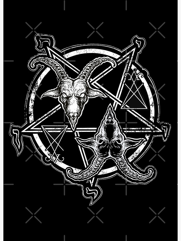 Baphomet T-Shirt Goat Satan Black Magic Lucifer Occult Tee Baphomet T-Shirt Goat Satan Black Magic Lucifer Occult Tee