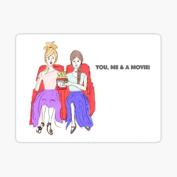 You Me & A Movie Sticker