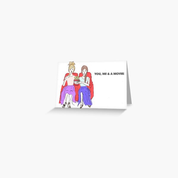 You Me & A Movie Greeting Card