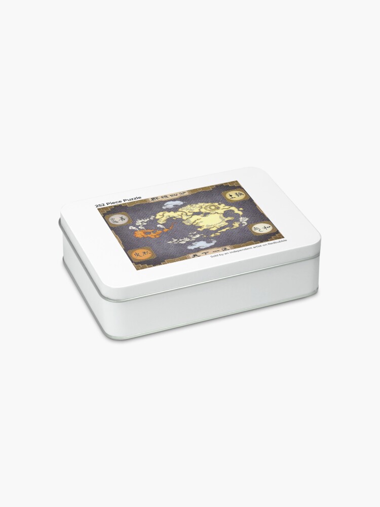 Alternate view of Avatar The Last Airbender Map Jigsaw Puzzle