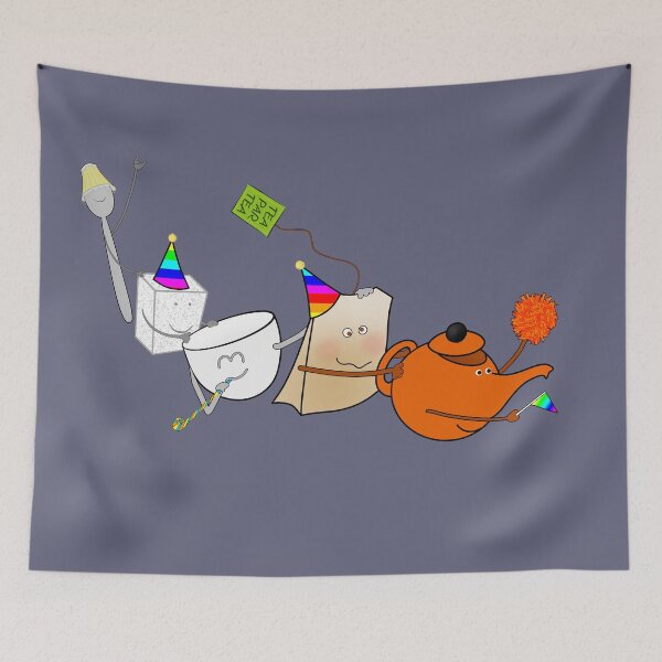 Item preview, Tea party designed and sold by shackledlettuce.