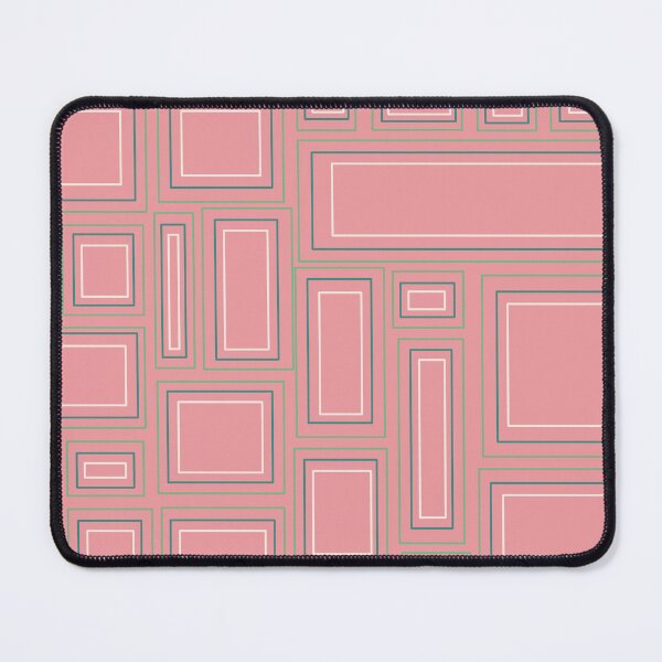 Item preview, Pink Square Grid designed and sold by RepeatCandy.