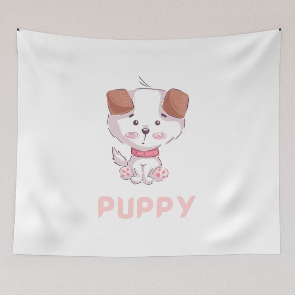Item preview, Cute beautiful white baby puppy designed and sold by Mount Rock.