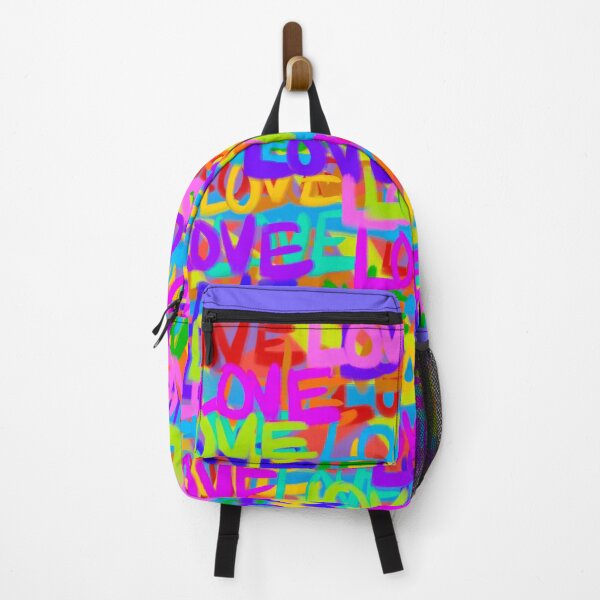 Item preview, Love repeating neon pattern designed and sold by SimplyHilarious.