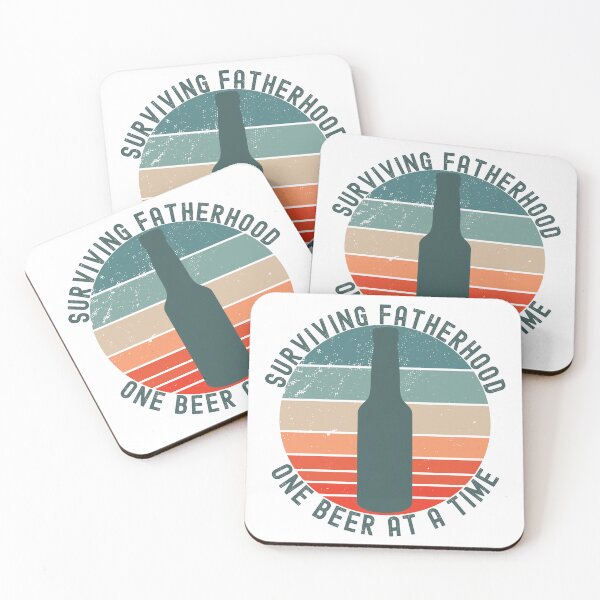 Item preview, Surviving Fatherhood One Beer At A Time. Funny Dad Life Quote. designed and sold by That Cheeky Tee.