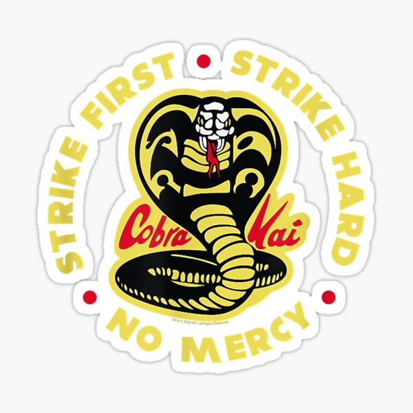 Cobra Kai 80s Karate Film Inspired Snake Logo Men's No Mercy Strike Jacket 