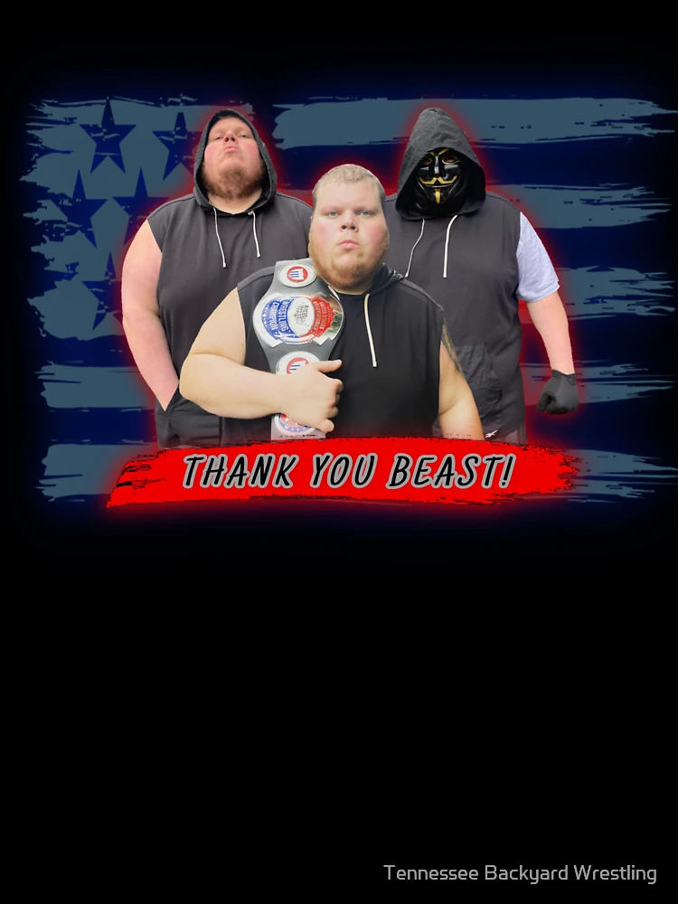 Thumbnail 7 of 7, Oversized T-Shirt, Thank You Beast designed and sold by Tennessee Backyard Wrestling.