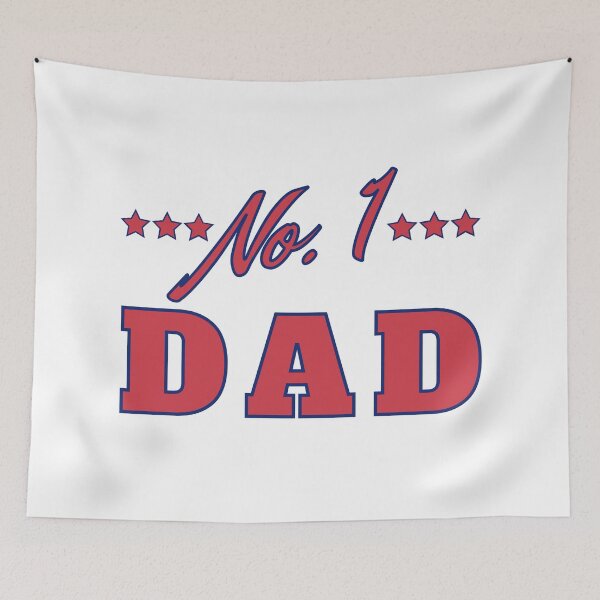 Item preview, No 1 Dad. Funny Dad Life Quote. designed and sold by That Cheeky Tee.
