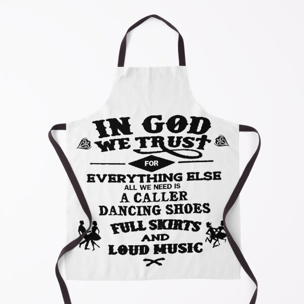 Item preview, In God We Trust BLK designed and sold by Square Dancing Gifts & Merchandise.