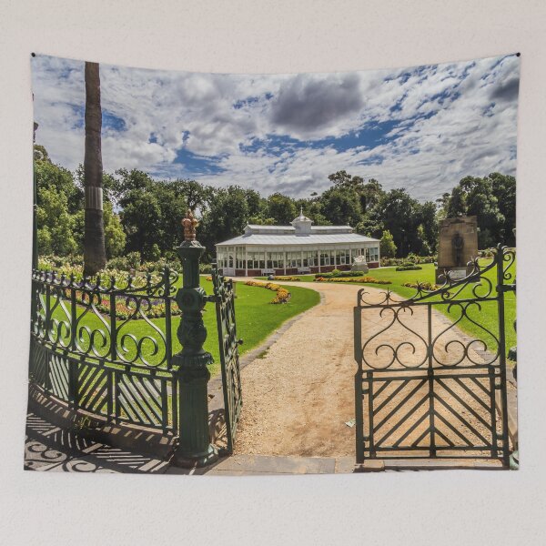 Item preview, Open gate and path leading to the conservatory, designed and sold by Kevin Hellon.