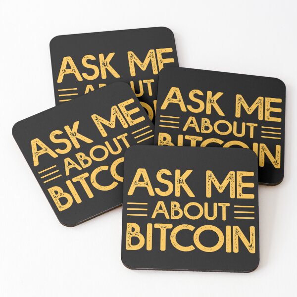 Item preview, Ask me about Bitcoin designed and sold by VerboShop.