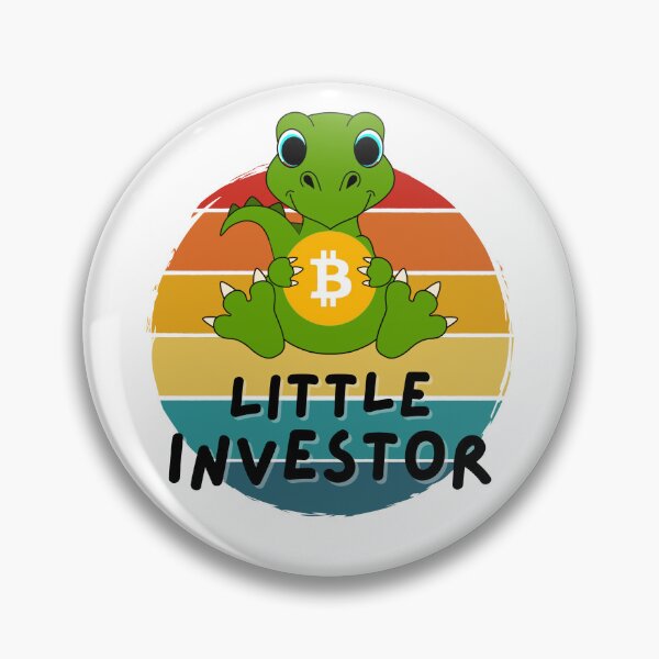 Item preview, Little Dino Investor  | Crypto Kid | Kids Bitcoin  designed and sold by DevlynnDesigns.