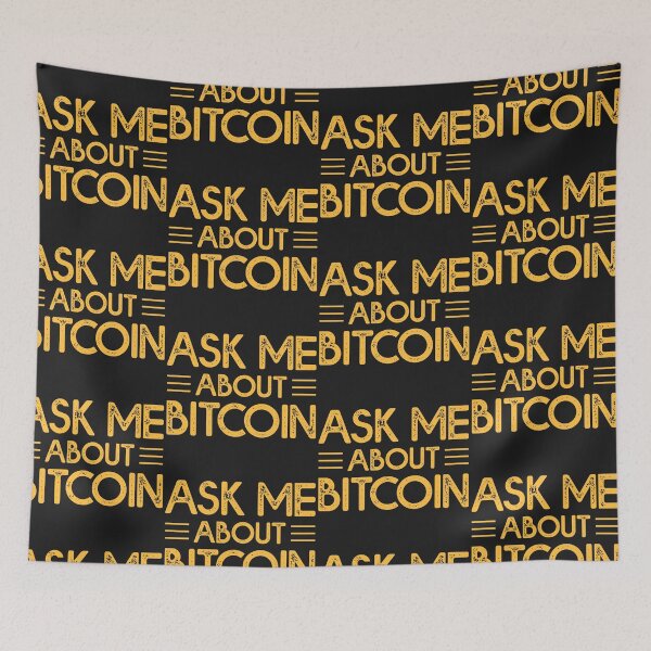 Item preview, Ask me about Bitcoin designed and sold by VerboShop.