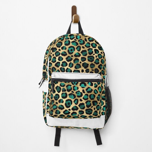 Item preview, GOLD AND TEAL LEOPARD designed and sold by DonaRoma.