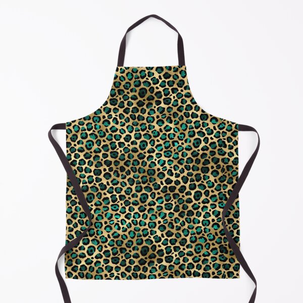 Item preview, GOLD AND TEAL LEOPARD designed and sold by DonaRoma.