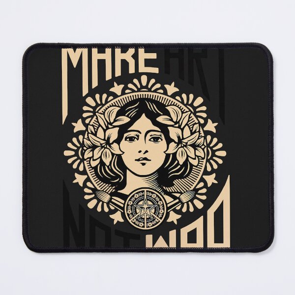 Item preview, Make art not war symbol designed and sold by MaryamMoaddeb.