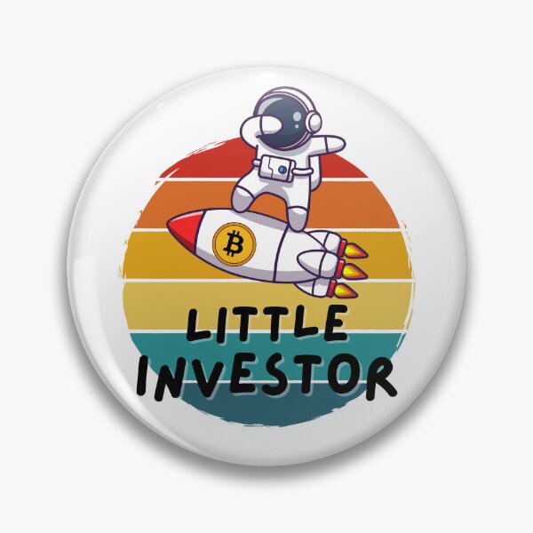 Item preview, Little Astronaut Investor  | Crypto Kid | Kids Bitcoin designed and sold by DevlynnDesigns.