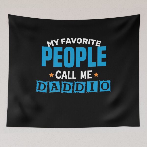 Item preview, My Favorite People Call Me Daddio Funny Father's Day Cool Quote T-shirt designed and sold by Achrafilla1.