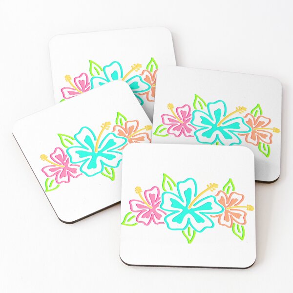 Item preview, Hibiscus Flowers Outline designed and sold by honeybutterfly.