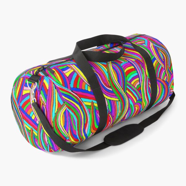 Item preview, Psychedelic Portrait and Flowing Rainbow Color, Non-Repeating designed and sold by Nicolette Olivier.