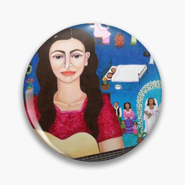Item preview, Violeta Parra singing her song black wedding II designed and sold by Madalena Lobao-Tello.