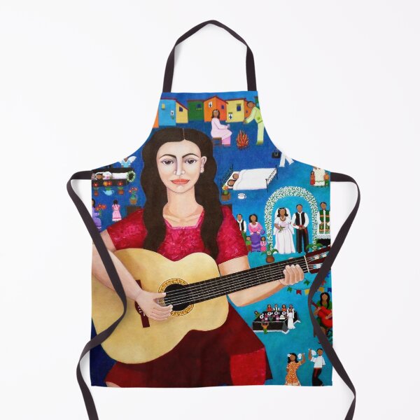 Item preview, Violeta Parra singing her song black wedding II designed and sold by Madalena Lobao-Tello.