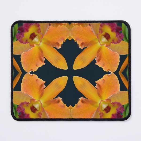 Item preview, yellow-orange Cymbidium Orchid Kaleidoscope designed and sold by Schoensl.
