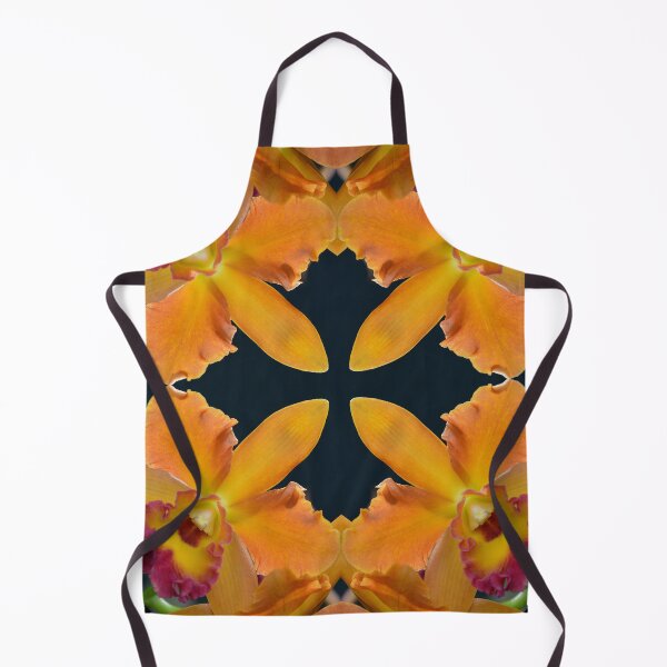 Item preview, yellow-orange Cymbidium Orchid Kaleidoscope designed and sold by Schoensl.