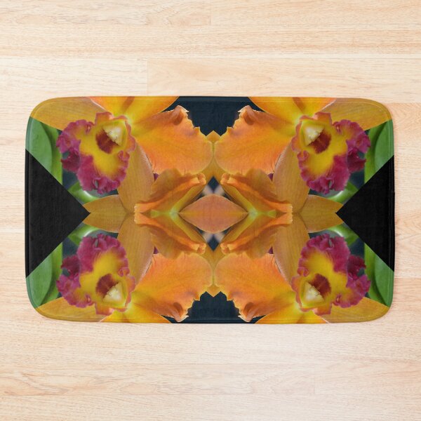 Item preview, yellow-orange Cymbidium Orchid Kaleidoscope designed and sold by Schoensl.