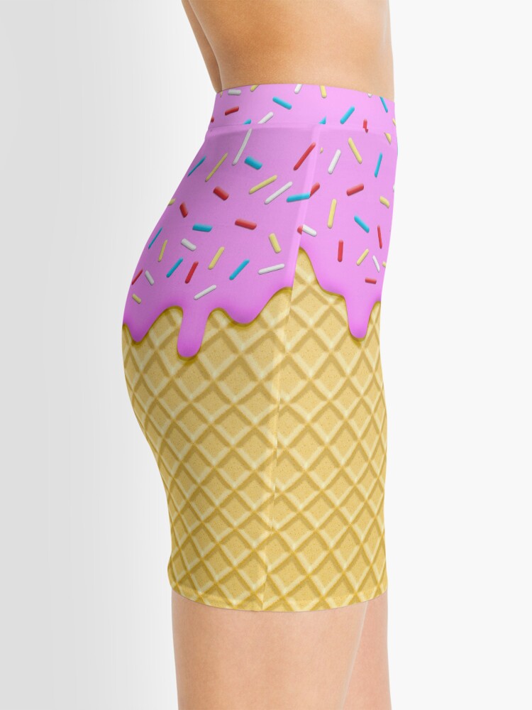 Alternate view of Strawberry Ice Cream Mini Skirt