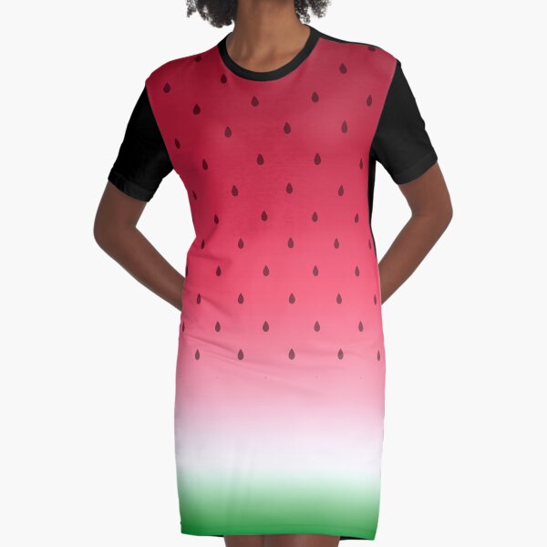 Watermelon Graphic T-Shirt Dress