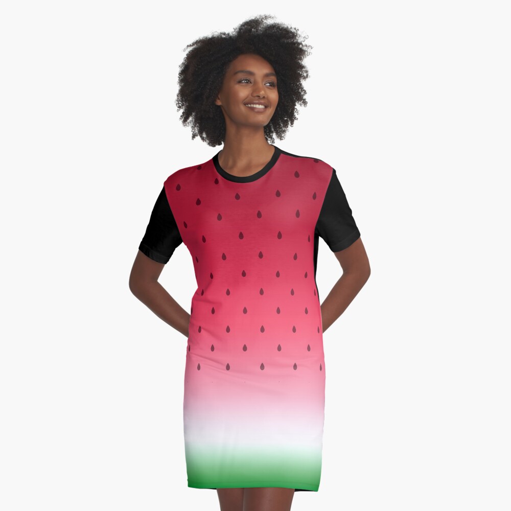 Watermelon Graphic T-Shirt Dress