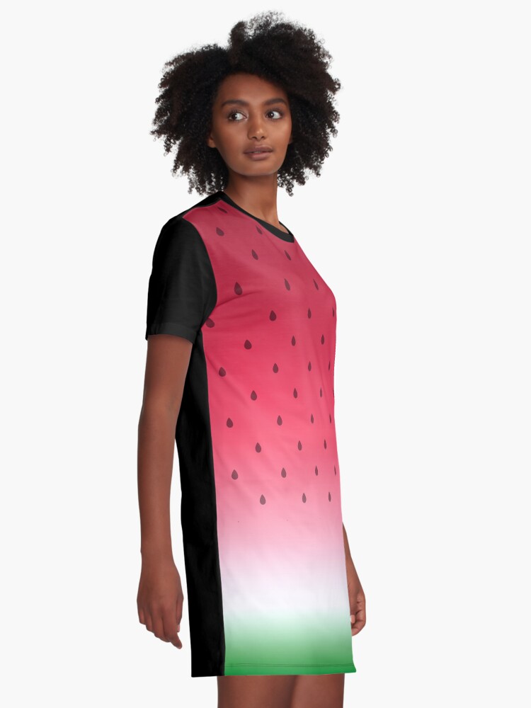 Alternate view of Watermelon Graphic T-Shirt Dress