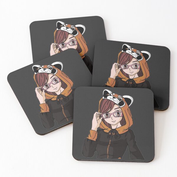 Item preview, Red Panda Hoodie Girl designed and sold by GL Digital Artwork .