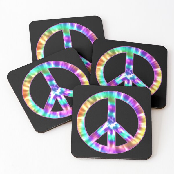 Artikelvorschau, Peace-Zeichen Friedenssymbol Tie Dye entworfen und verkauft von LoveAndDefiance.