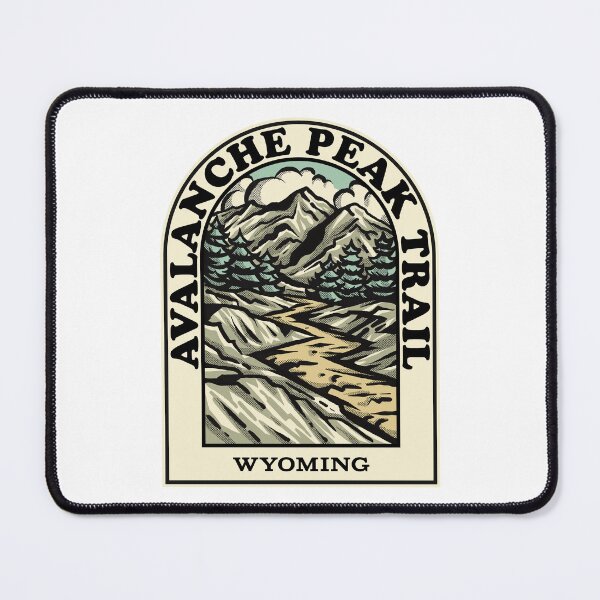 Item preview, Avalanche Peak Trail Wyoming hiking backpacking trail designed and sold by HalpinDesign.