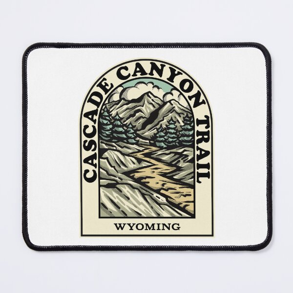 Item preview, Cascade Canyon Trail Wyoming hiking backpacking trail designed and sold by HalpinDesign.