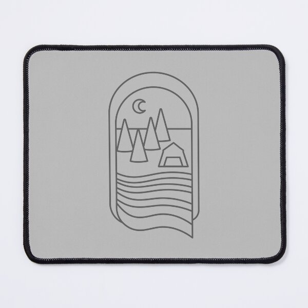 Item preview, The lonely forest camp site with crescent moon and tent designed and sold by jazzydevil.