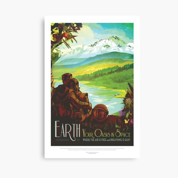 NASA JPL Space Tourism: Earth (8K resolution) Canvas Print