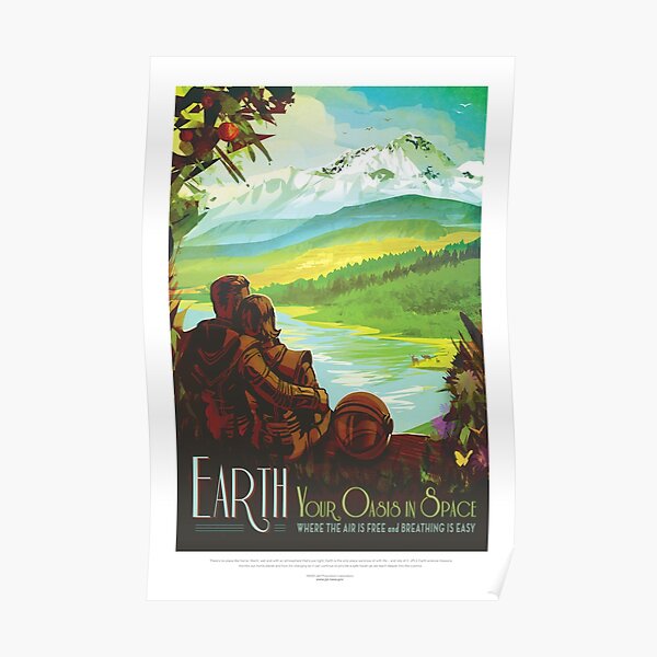 NASA JPL Space Tourism: Earth (8K resolution) Poster