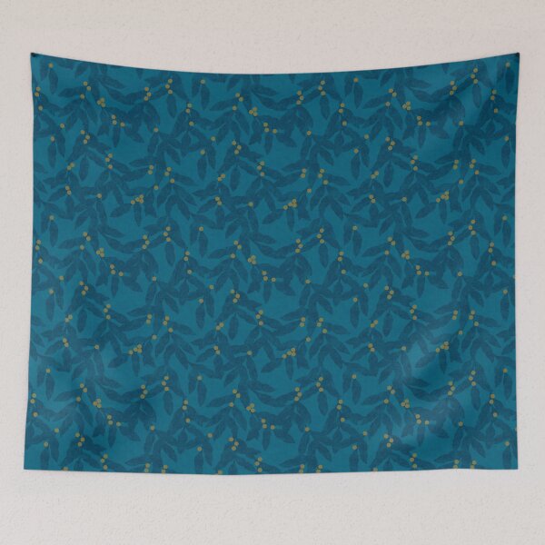Item preview, Blue Leaves & Berries designed and sold by Sarah Thorpe Designs .