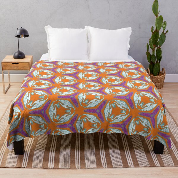 Item preview, Tropical Swan Trio Art Deco Pattern designed and sold by Candice Davis.