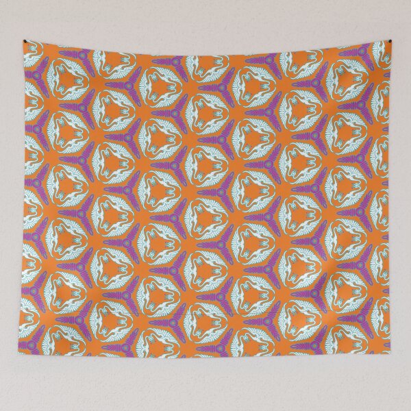 Item preview, Tropical Swan Trio Art Deco Pattern designed and sold by Candice Davis.