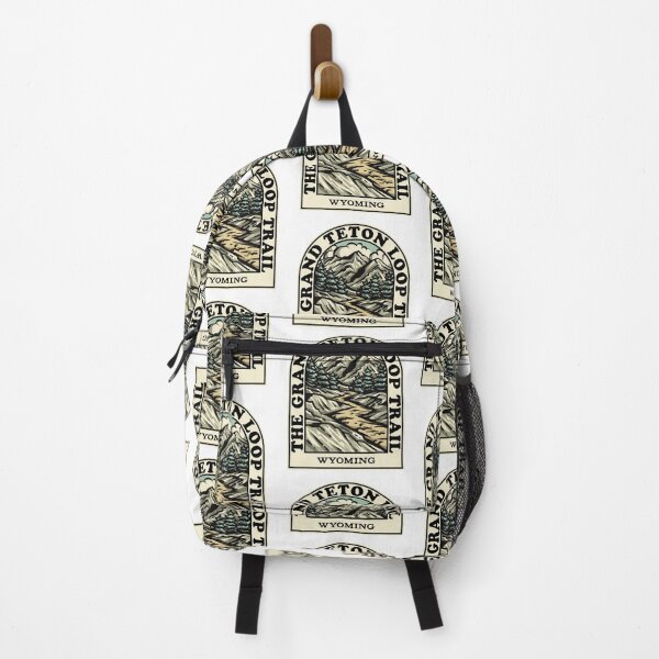 Item preview, The Grand Teton Loop Trail Wyoming hiking backpacking trail designed and sold by HalpinDesign.