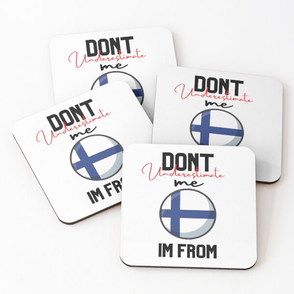 Item preview, inland Flag,dont underestimate me i'm from finland,im from finland designed and sold by behappysiempre.