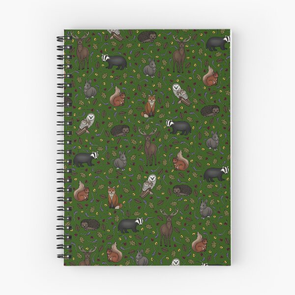 Item preview, British Woodland Animals, Forest Green  designed and sold by auristela.